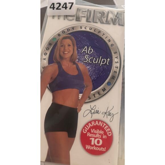 The Firm Body Sculpting System VHS Cassette Tape Ab Sculpt Lisa Kay 25 Min - Picture 4 of 4